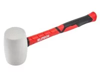 Киянка резиновая белая Elitech 620102 450 г