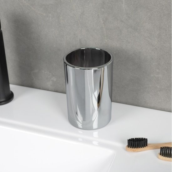 Стакан для ванной Fora Mirage настольный стекло хром (FOR-MIR02)