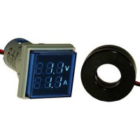 Цифровой вольтметр-амперметр переменного тока RUICHI DMS-204