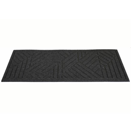 Коврик грязезащитный Cipro G2 25x70 см полипропилен цвет серый