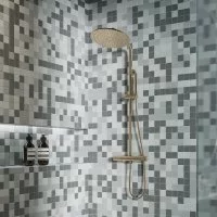 Мозаика керамическая Kreaforta серый микс 300x300x6 мм