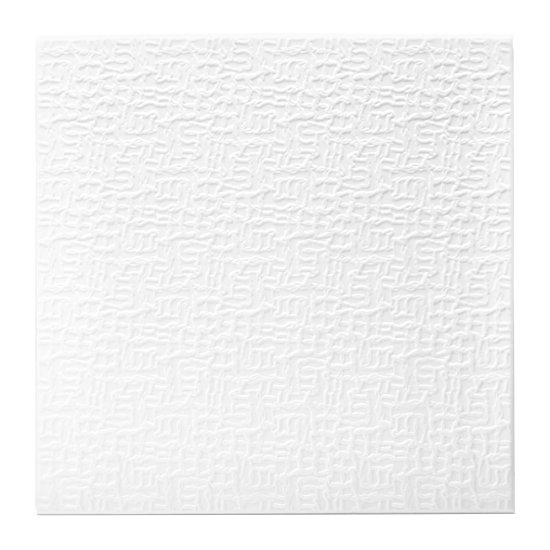 Потолочная плитка экструдированная полистирол белая Decoflair 0804L 50x50 см 2 м²