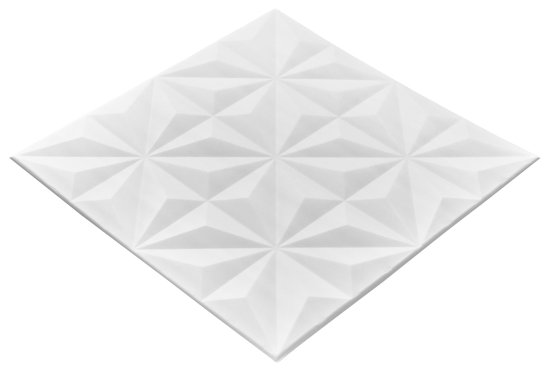 Потолочная плитка экструдированная полистирол белая Decoflair 0819L 50x50 см 2 м²