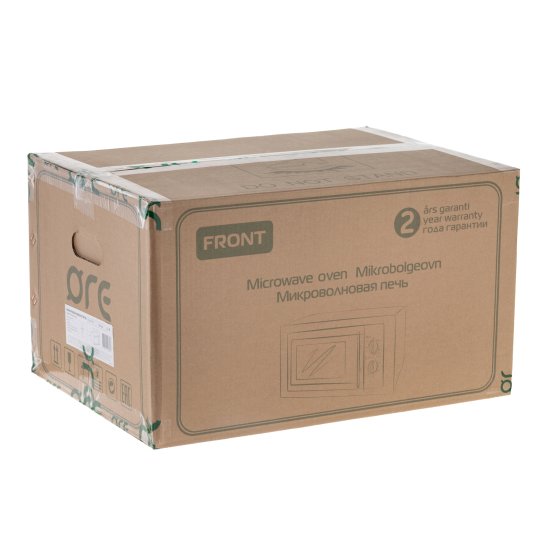 Микроволновая печь Ore MWW1 20 л 45x32.4x26.5 см ручное управление цвет белый