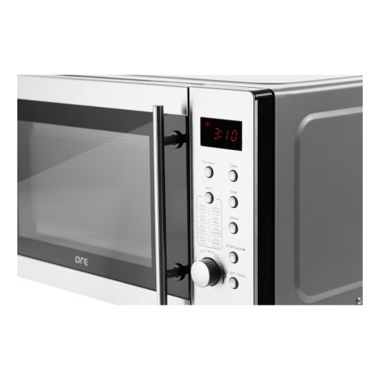Микроволновая печь Ore MWS21 21 л 48.4x33.6x28 см кнопочное управление цвет серый