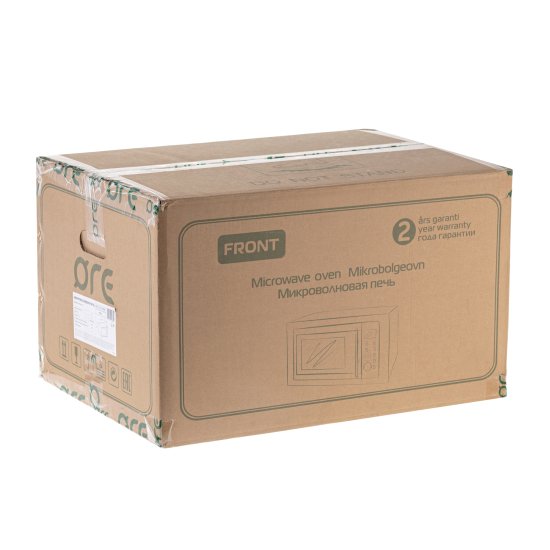 Микроволновая печь Ore MWS21 21 л 48.4x33.6x28 см кнопочное управление цвет серый