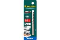 Сверло по металлу KRAFTOOL COBALT 4мм