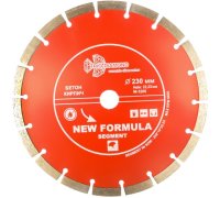 Алмазный отрезной диск 230 мм NEW FORMULA S206 Сегментный
