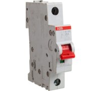 Рубильник ABB 1 полюс SD201/25 рычаг красный