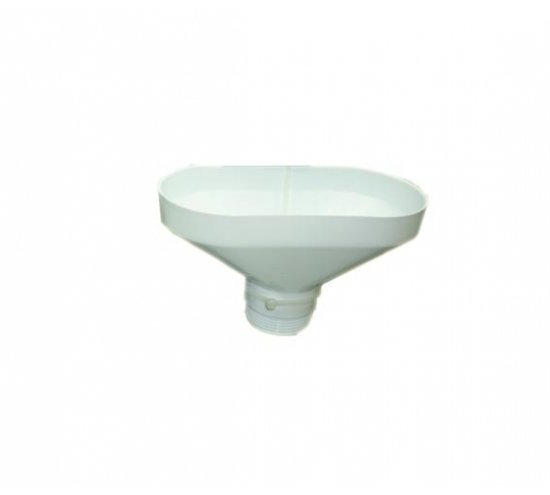 Приемная воронка McAlpine овальная ,170 ммх85 мм, выход 1 1/2