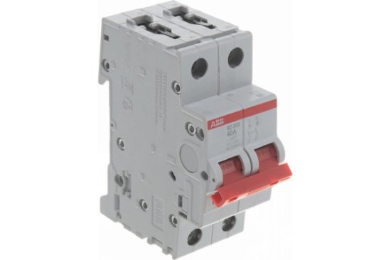 Рубильник ABB  SD202/40 рычаг красный