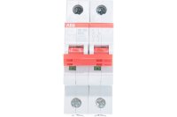 Рубильник ABB SD202/63 рычаг красный