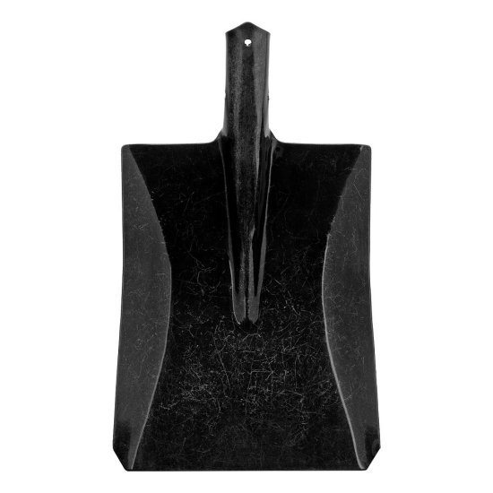Лопата совковая Сибртех рессорно-пружинная сталь цельноштампованная тулейка для работы с сыпучими материалами без черенка (614712)