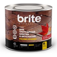 Лак для тротуарной плитки камня и брусчатки BRITE PROFESSIONAL