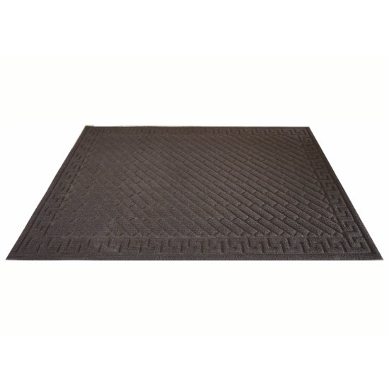 Коврик грязезащитный Cipro 1 45x75 см полипропилен цвет коричневый