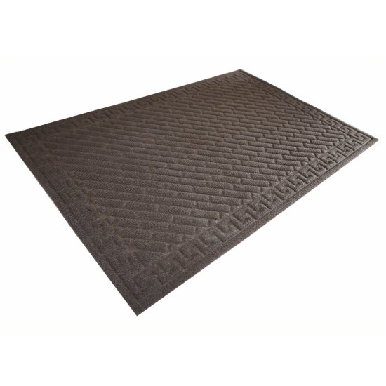 Коврик грязезащитный Cipro 1 45x75 см полипропилен цвет коричневый