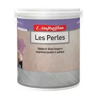 Краска декоративная акриловая L'impression Les Perles с эффектом мокрого шелка белая 2,5 л