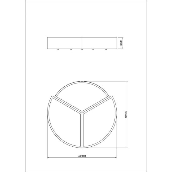 Светильник светодиодный накладной Freya Puzzle 4000К 76 Вт 20 кв.м белый IP20 (FR6093CL-L48BW)