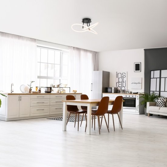 Люстра светодиодная потолочная Freya Fancy 35 Вт 4000К 20 кв.м (FR6059CL-L35B)