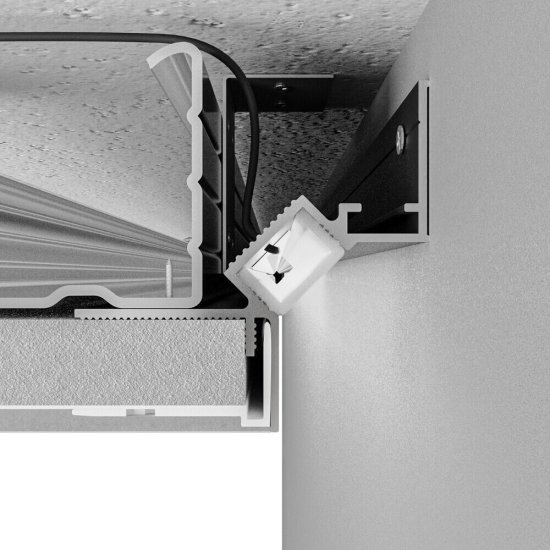 Профиль для светодиодной ленты Gap Arte Lamp IP20 2 м теневой (A670206)