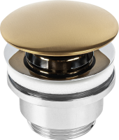 Выпуск для раковины MONLID 40 мм клик-клак с переливом бронза