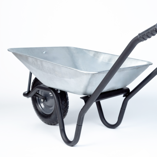 Тачка садовая Павловская заря 1 колесо максимальная нагрузка 175 кг 75 л полипропилен