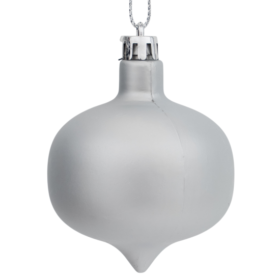 Набор елочных шаров KREAFORTA ø5-14 см белый 26 шт.