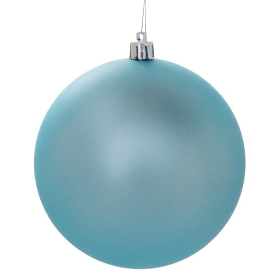 Набор елочных шаров KREAFORTA ø10 см голубой 8 шт.