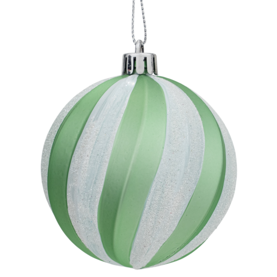 Набор елочных шаров KREAFORTA ø8 см зеленый 16 шт.