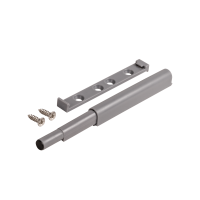 Толкатель мебельный 85x14 мм пластик цвет серый