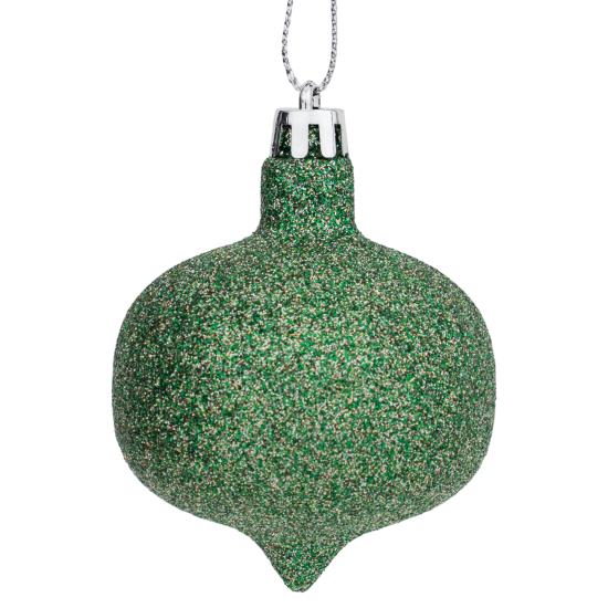 Набор елочных шаров KREAFORTA ø5-14 см зеленый 26 шт.