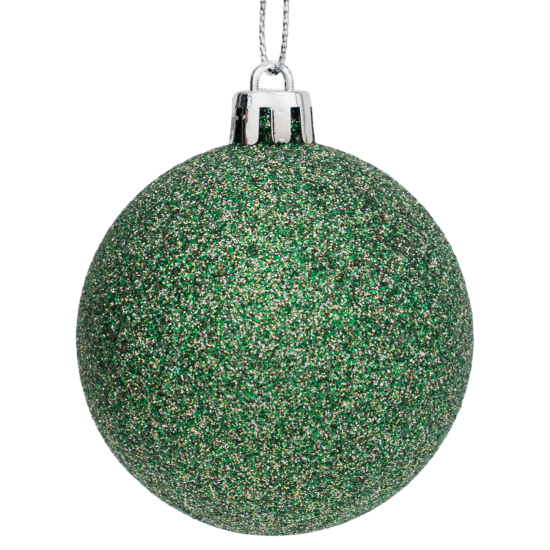 Набор елочных шаров KREAFORTA ø5-14 см зеленый 26 шт.