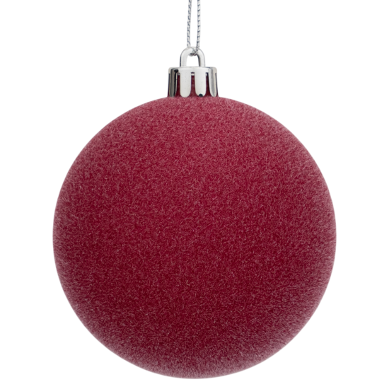 Набор елочных шаров KREAFORTA ø4-8 см розовый 48 шт.