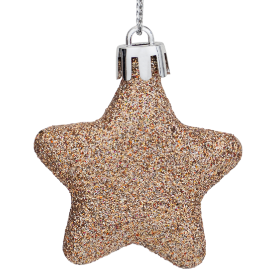 Набор елочных шаров KREAFORTA ø4-8 см розовый 48 шт.