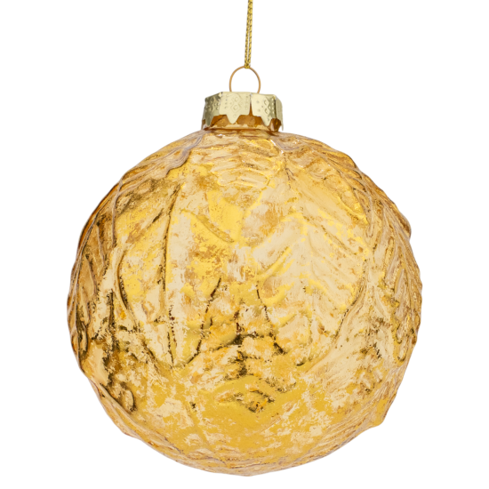 Набор елочных шаров KREAFORTA ø10 см золотой 4 шт.