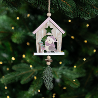 Украшение декоративное подвесное KREAFORTA Снегирь 21 см розовый