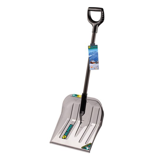 Лопата снеговая автомобильная Amigo val Alpina поликарбонат с алюминиевым черенком 900х380 мм (78105)
