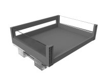 Выдвижная корзина для кухни Firmax 80x20x50 см цвет серый