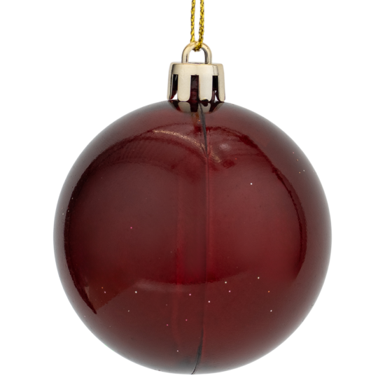 Набор елочных шаров KREAFORTA ø5-14 см бургунди 26 шт.