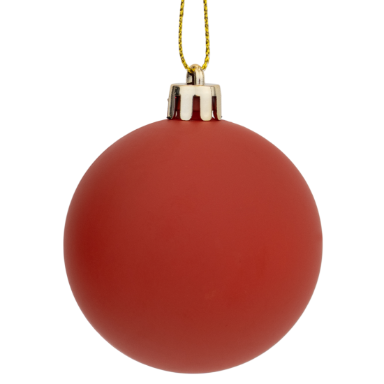 Набор елочных шаров KREAFORTA ø5-14 см бургунди 26 шт.