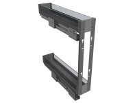 Бутылочница Firmax 15x20x52 см цвет серый