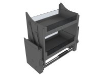 Полка выдвижная Firmax 60x30x56 см цвет серый