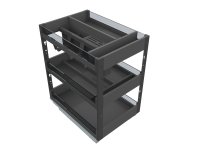 Бутылочница Firmax 35x45x35 см цвет серый