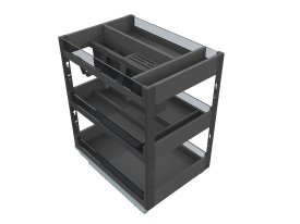 Бутылочница Firmax 35x45x35 см цвет серый