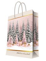 Подарочный пакет Ели 19x41 см