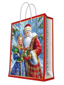Подарочный пакет Классика 12.7x26 см