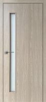 Дверь межкомнатная со стеклом Ясень 80x200 см Hardflex цвет коричневый с замком
