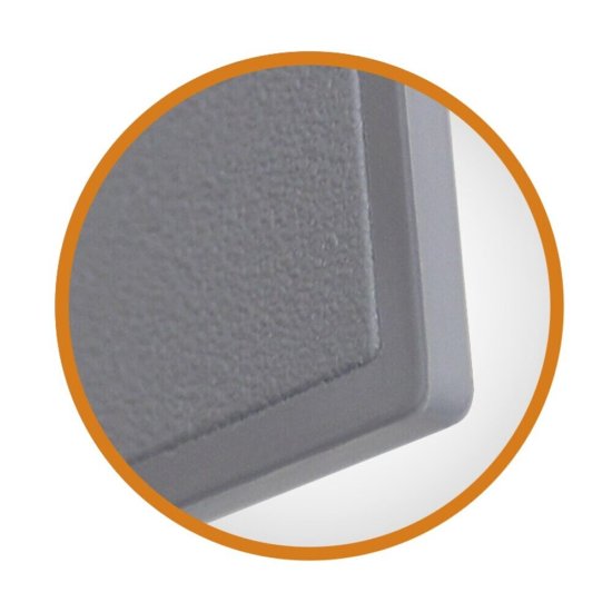 Гладилка плоская Дельта 280х140 мм с пластиковой ручкой с углом