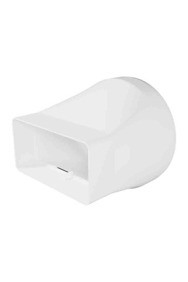 Переходник вентиляционный для плоских-круглых воздуховодов Fonet D120 55x110 мм пластик