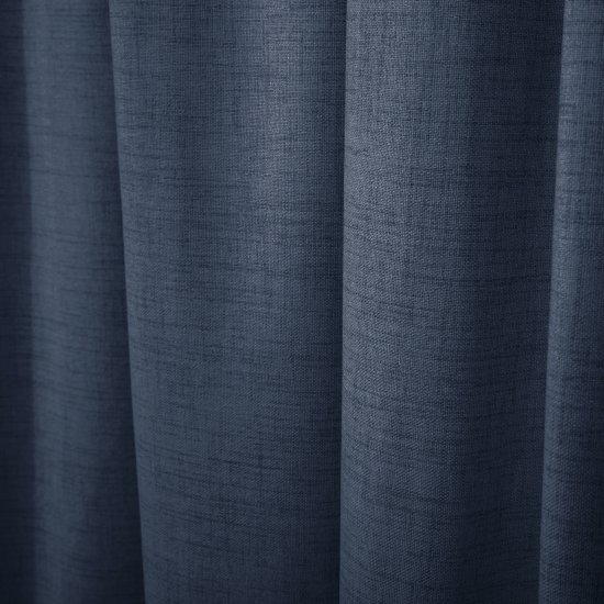 Штора на ленте со скрытыми петлями блэкаут KREAFORTA Plaga 200x300 см цвет синий